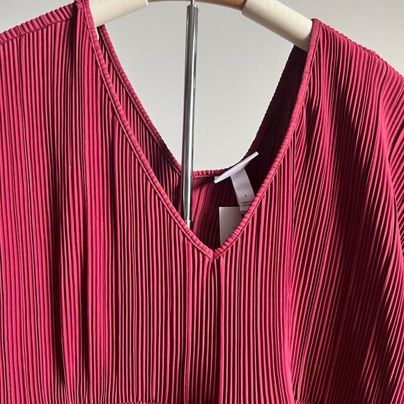 Ingrid Maternity Short Sleeve Plisse Maternity and Beyond Shirts - Large - NWT - Picture 3 of 7